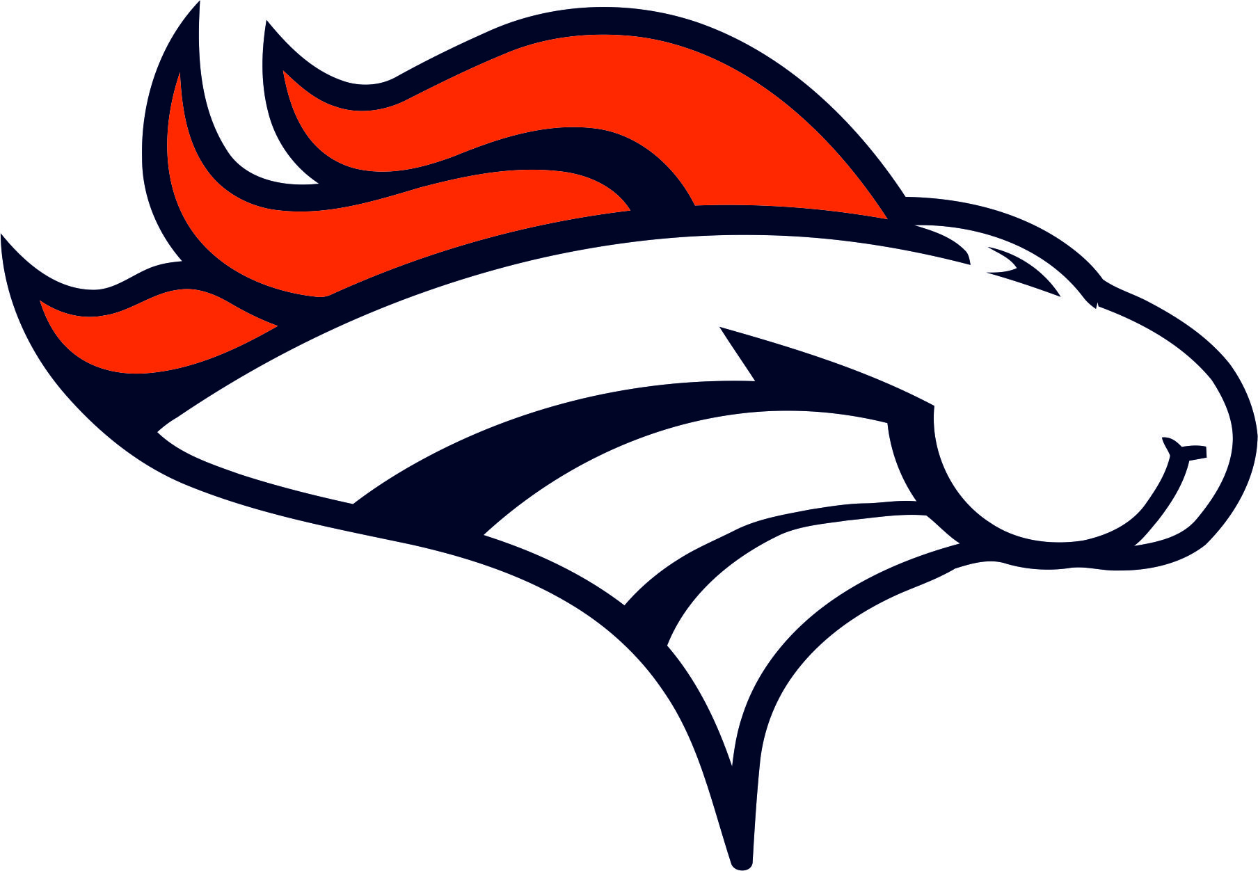 Denver Broncos Butts Logo DIY iron on transfer (heat transfer)